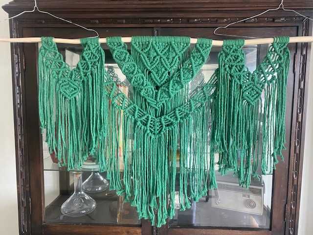 Painel ou Cabeceira de cama Macramé