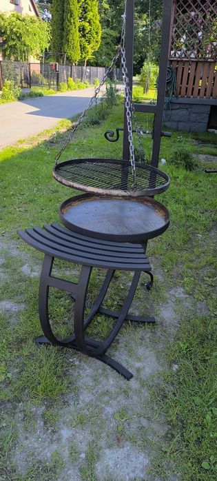 Grill ogrodowy kuty kowalstwo artystyczne
