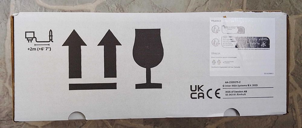лампа VARMBLIXT Ikea