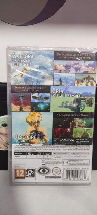 Nintendo switch- 2 jogos do Zelda novo fechados
