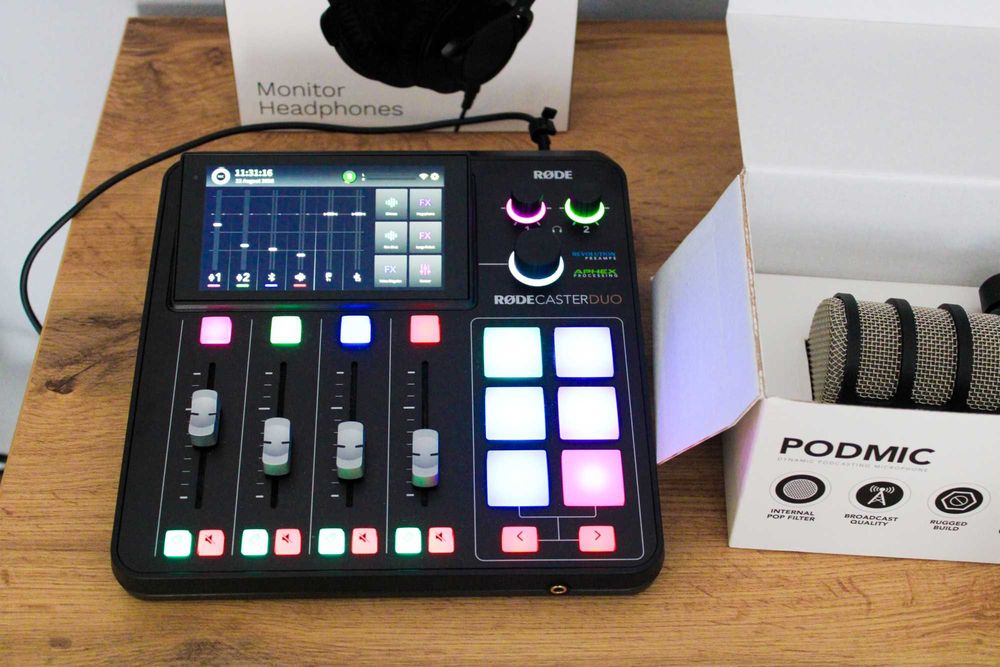 Studio podcastów Rodecaster Duo