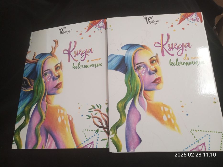 Podręcznik + ćwiczenia do nauki kolorowania kredkami Sami AntlerArt