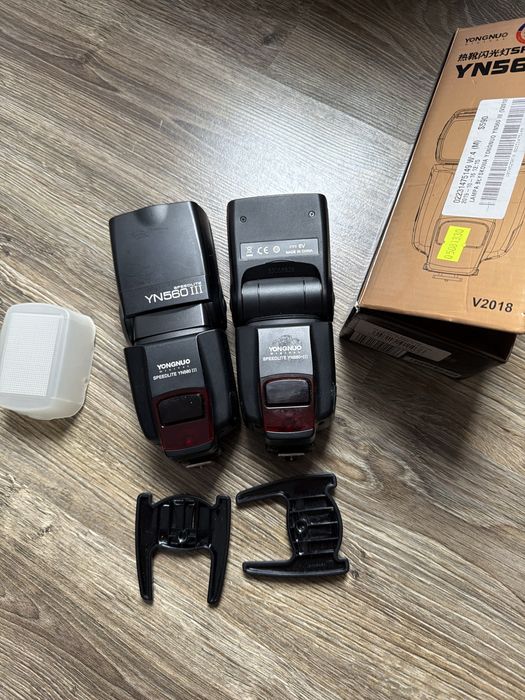 Zestaw 2× Yongnuo YN560 III | Lampy błyskowe | Sprawne