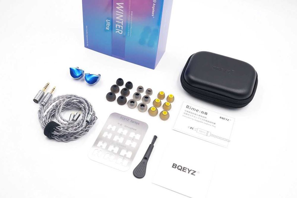 ‼️ BQEYZ Winter Ultra (Blue) - гибридные наушники с двумя излучателями