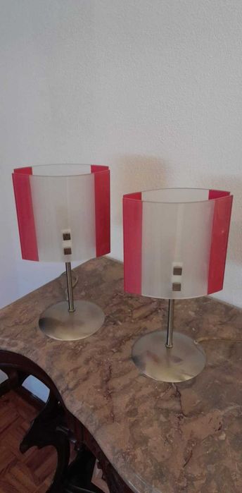 Conjunto de 2 candeeiros