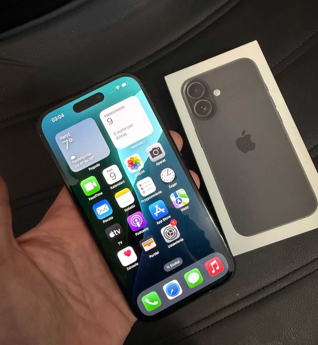 jak NOWY iPhone 16 5G 256GB kondycja 100% - Ascom ul Klasztorna