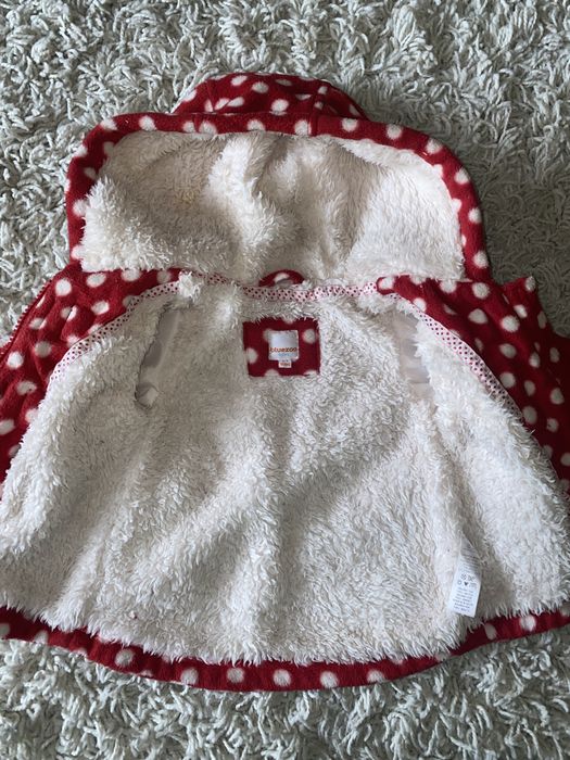 Kożuszek futerko kurtka 0-3 mc 62-68