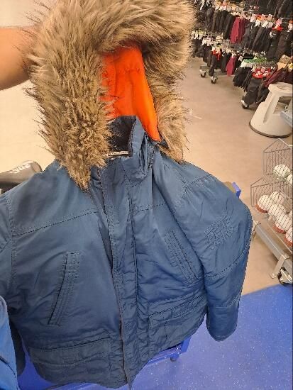 Casaco Pepe Jeans Pêlo Azul e Laranja