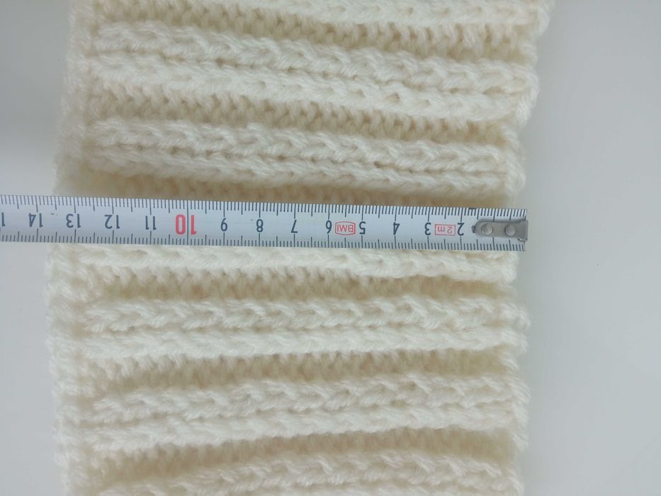 Handmade szeroka ręcznie robiona opaska na głowę akryl