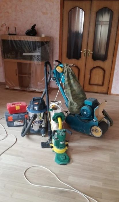 Шлифовка паркета, лакировка, тонировка, ремонт и реставрация паркета