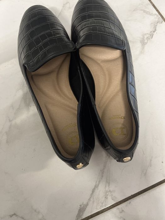 Damskie buty skórzane firmy Dune London rozmiar 41 czarne