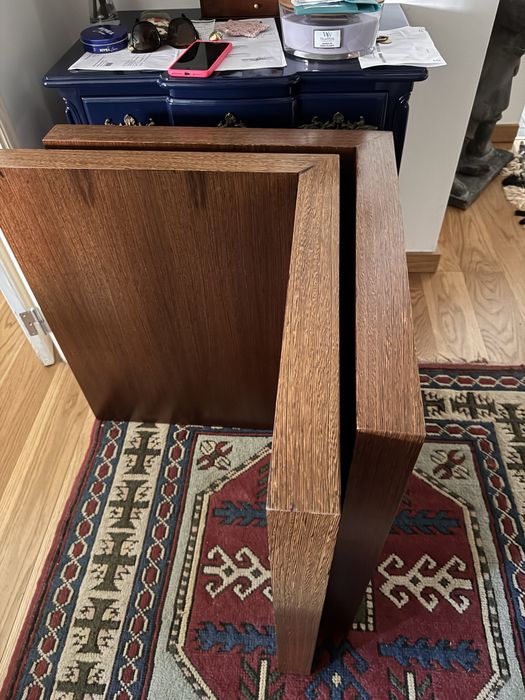 Pés mesa madeira maciça 73cm (alt) x 60cm (larg) x 60cm (larg)