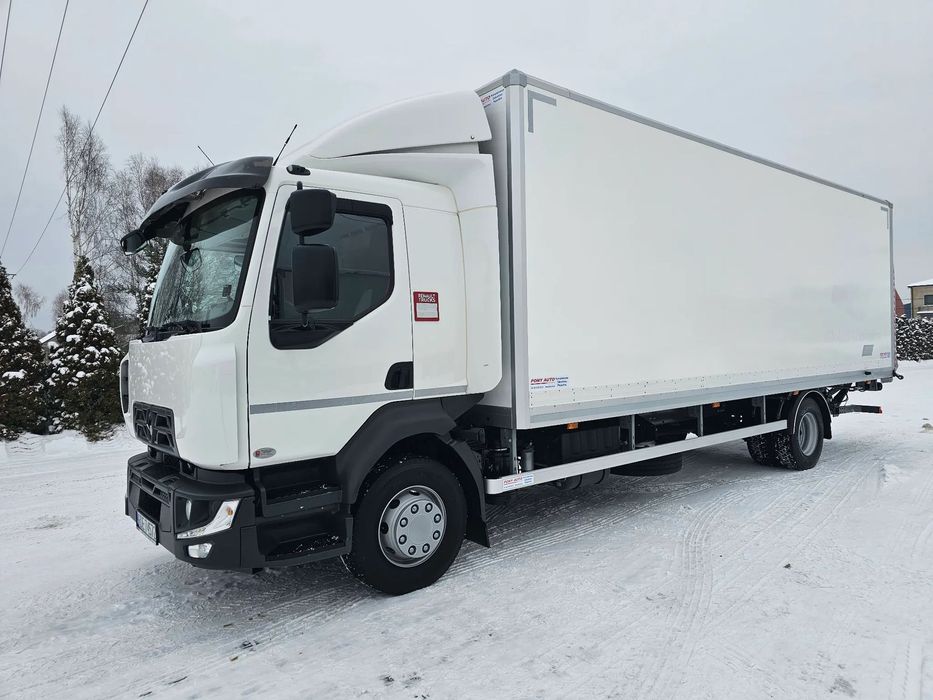 Renault D280 DMC 16ton ład.9200kg,KONTENER 7.40m+WINDA  18Europalet Salon Polska! Przeb.99tyś.km!
