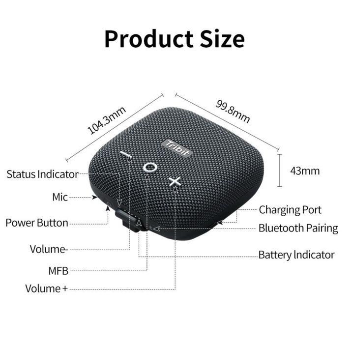 HOBI! Tribit StormBox Micro 2 (остання ревізія), Колонка