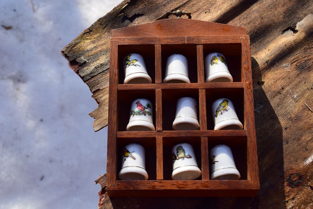 Наперстки фарфор круглі лекор