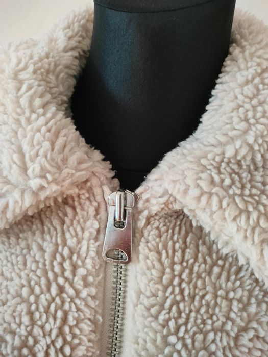 Jasna kurtka baranek rozsuwany M 38