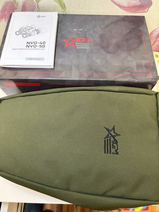 Прилад нічного бачення AGM NVG-40/50 NW1 білий фосфор