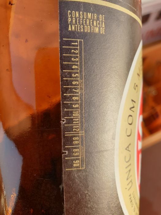Garrafa antiga da super bock