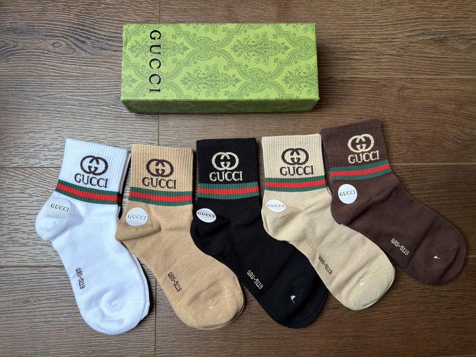 Skarpetki Gucci unisex 5 par