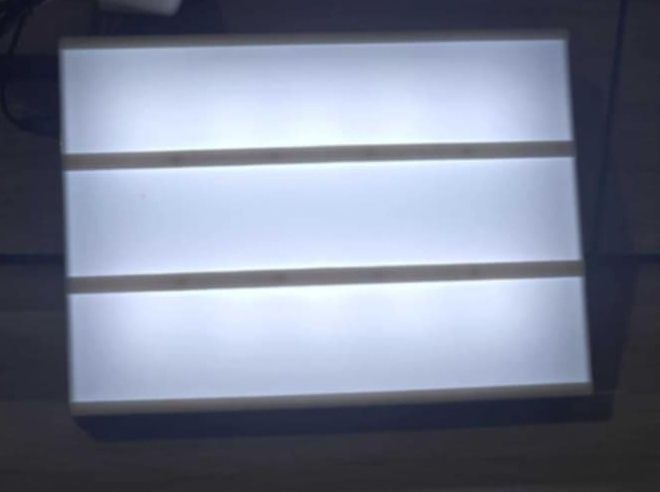 Tablica/ ramka oświetleniowa