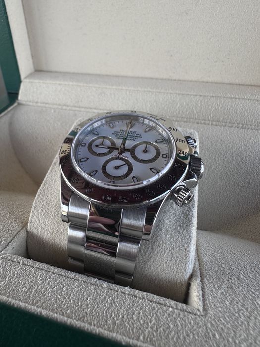 Rolex daytona 116520 white dial - ZAMIANA / sprzedaz