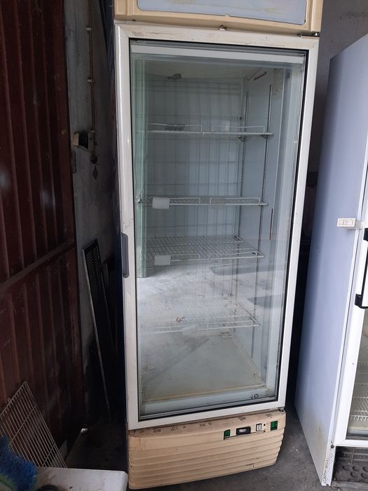 Armario congelador porta em vidro