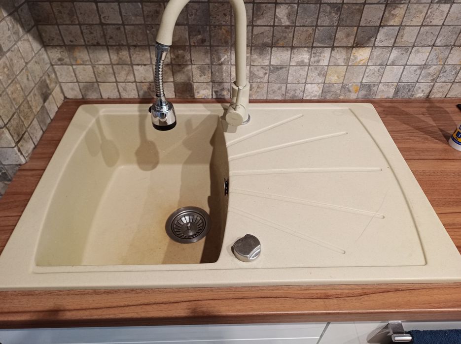 Zlew granitowy piaskowy