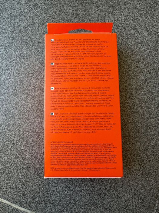 Amazon Fire TV Stick 4K E9L29Y Como Novo