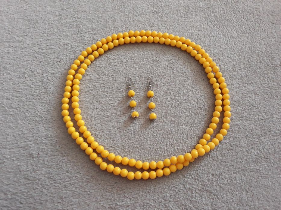 Zestaw naszyjnik i kolczyki