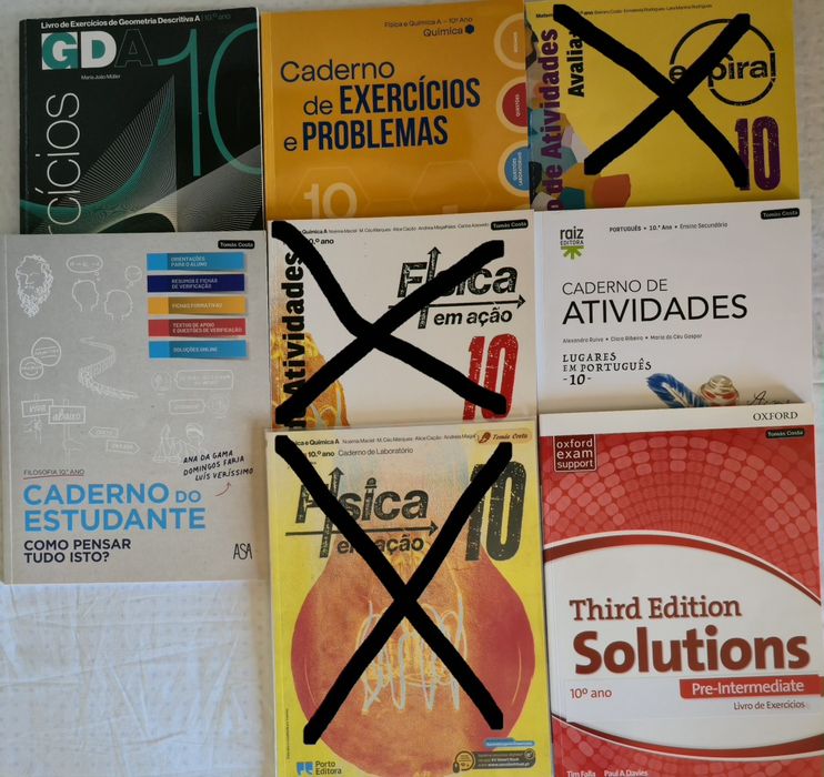 Livros atividades 10 ano