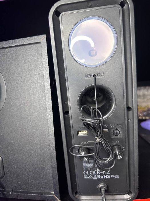 Zestaw głośników Vertux SonicThunder-80 2.1 LED Black