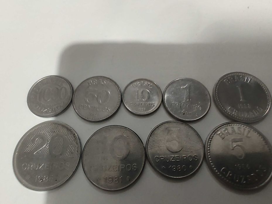 Moedas antigas. Do Brasil