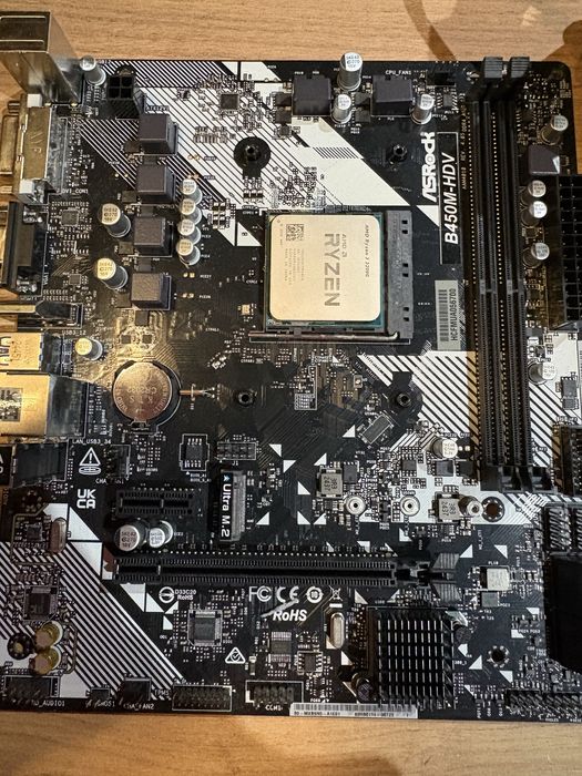 Płyta główna am4 + procesor z chłodzieniem