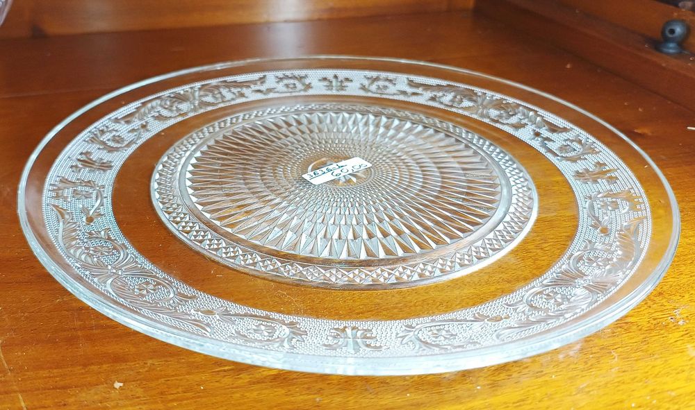 Tarteira Fruteira Prato Bolo Vidro Cristal
