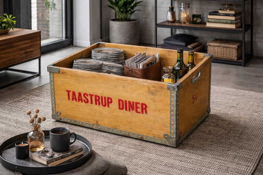 Skrzynia transportowa vintage