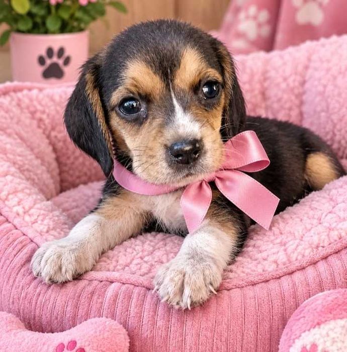 Beagle fêmea maravilhosa