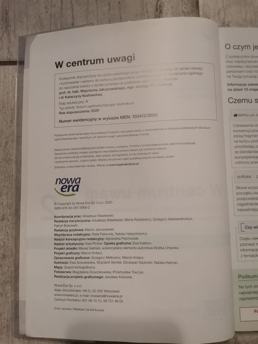 W centrum uwagi 2 podręcznik podstawowy