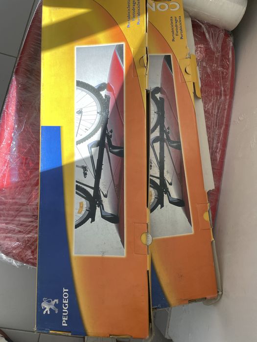 2 porta bicicleta peugeot novos.