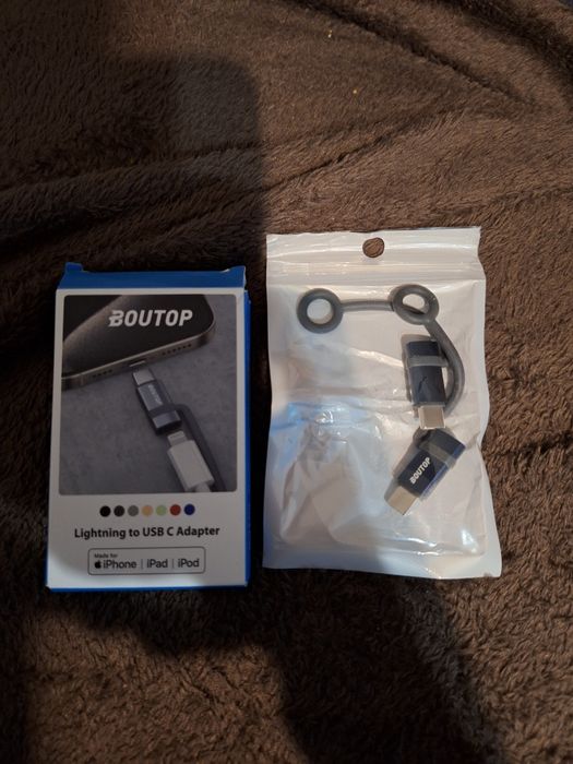 Adapter Lightning na USB-C Boutop 2 sztuki
