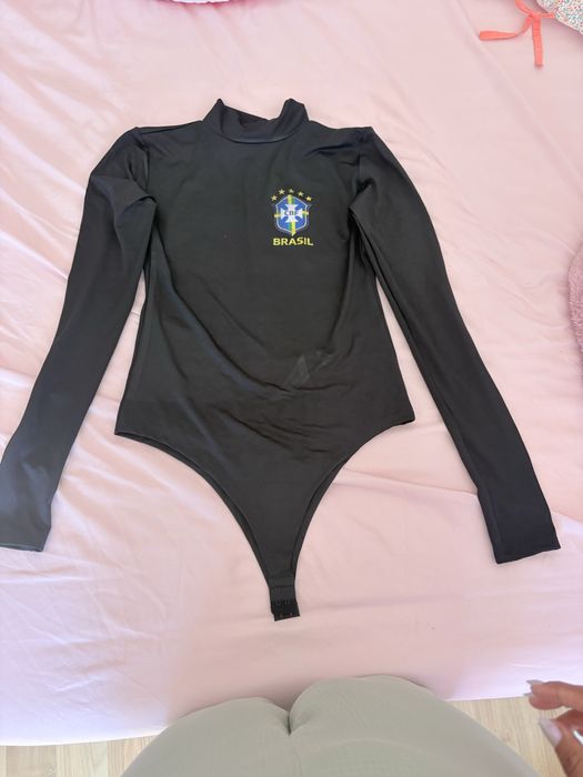 Body brasil manga longa