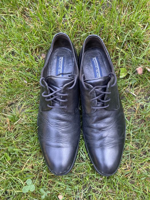 Шкіряні туфлі чорні (розм. 44 (29 см))