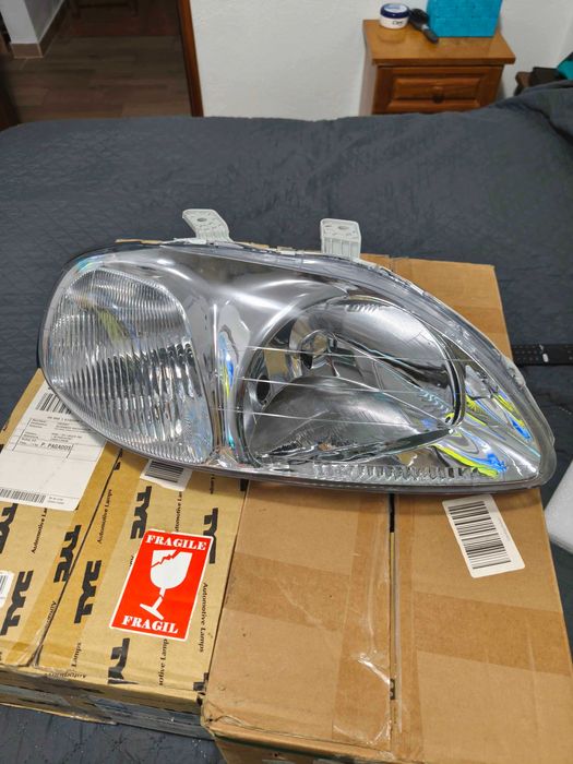 Par Faróis Honda Civic 96-01 R/L Novos