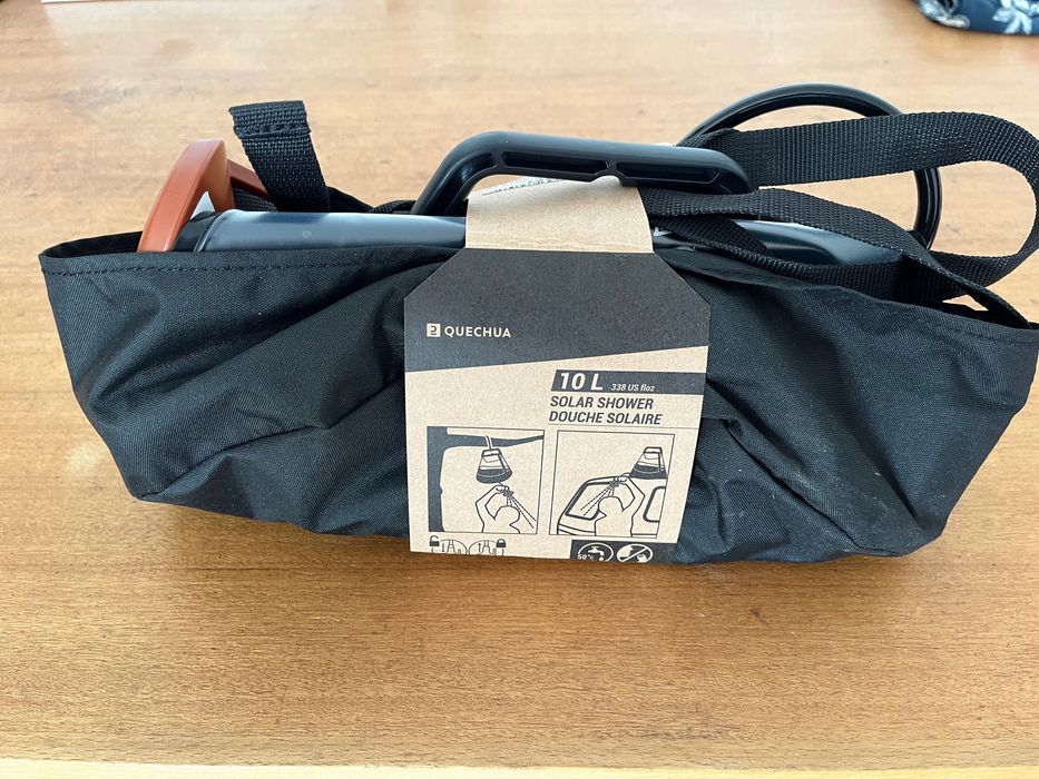 Chuveiro solar campismo