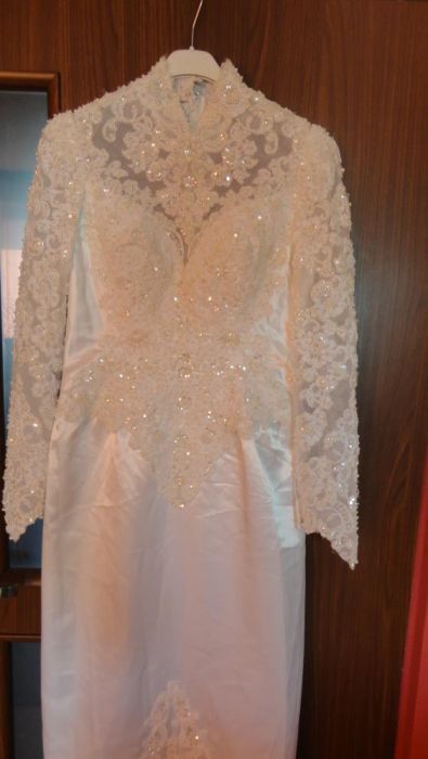 Zjawiskowa suknia ślubna roz. M, koronka, Mori Lee