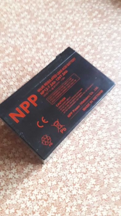 Аккумулятор AGM 12В 7.2Ачас NPP NP12-7.2 (CSB GP1272 RBC2)