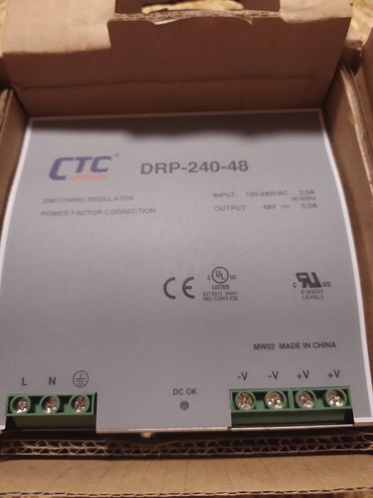 IGS-402S-4PHE24 промисловий комутатор + DRP-240-48 блок живлення