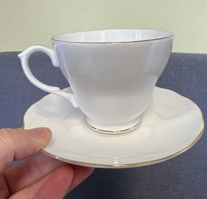 Винтажный набор из костяного фарфора Duchess ASCOT (чашка, блюдце)