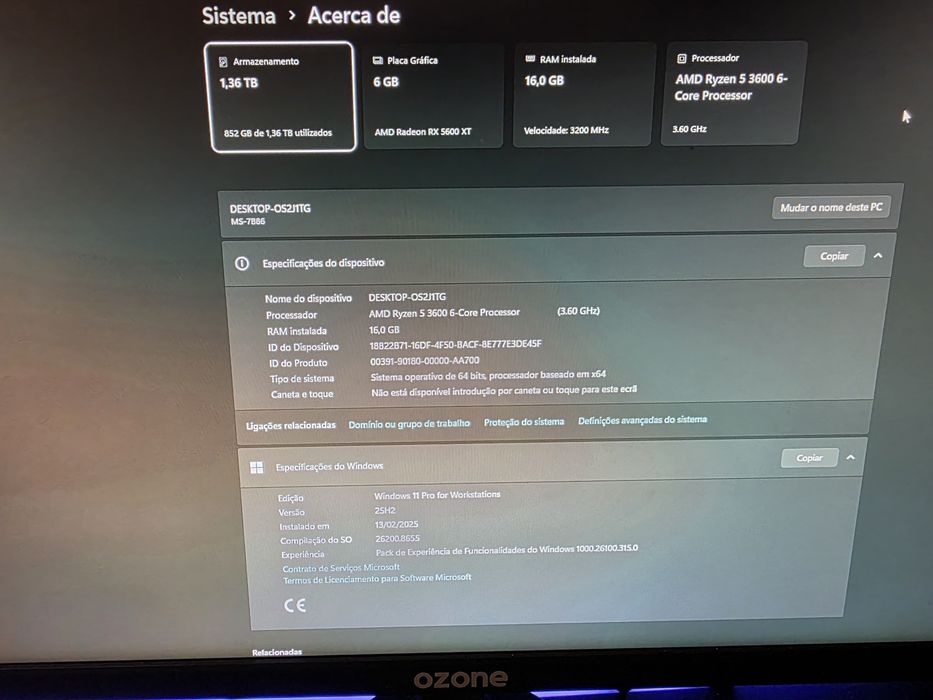 Pc gaming, monitor, teclado e rato