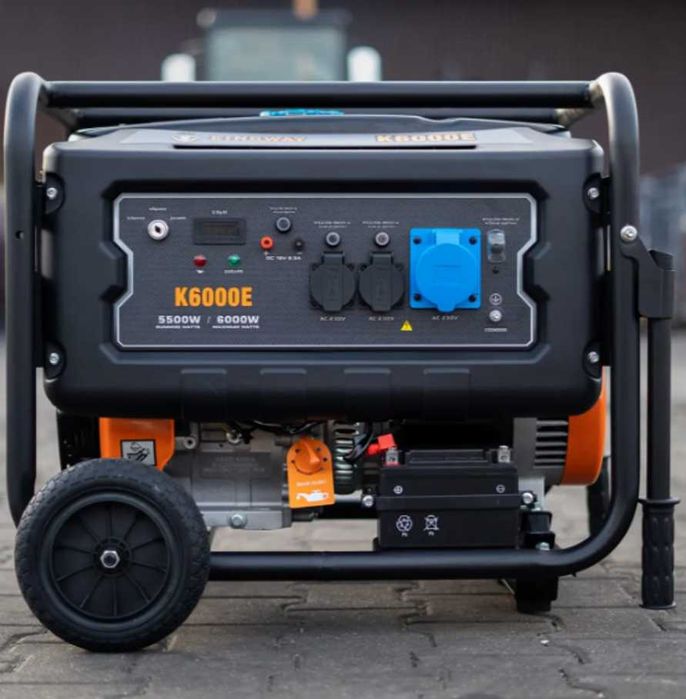 генератор 6 кВт медная обмотка 6 кВт електростартер автозащита колеса