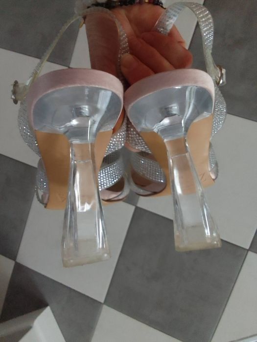 Buty sandały ZARA jak nowe cyrkonie rozm 38